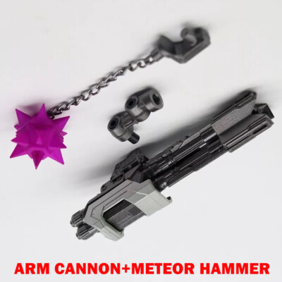 3D DIY Arm Cannon + Meteor Hammer Weapon Upgrade Kits For SS114 Megatank HOT