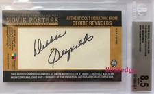 2007 BREYGENT MOVIE POSTERS AUTO: DEBBIE REYNOLDS #19/21 BGS 8.5 AUTOGRAPH 10