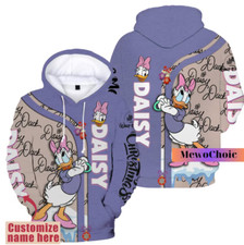 Daisy Duck 3D HOODIE All Over Print Father Day Gift Donald Duck Lover Gift