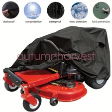 Zero-Turn Lawn Mower Cover 600D Heavy Duty Outdoor Waterproof Dust UV Protector
