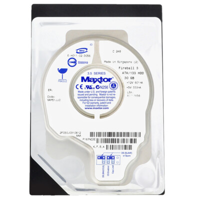 Festplatte Maxtor Fireball 3 30GB 5400RPM Ata 3.5'' Zoll 2F030J0 VAM51JJ0