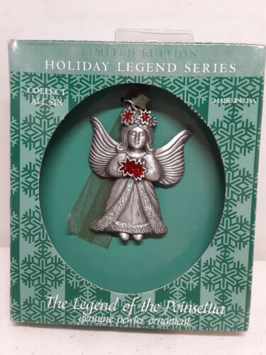 Gloria Duchin, Inc. The Legend of the Poinsettia Holiday Legend Pewter Ornament - Picture 1 of 2