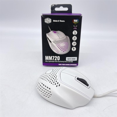 Cooler Master MM720 Ultraleichte 49 g RGB-LED-Gaming-Maus mit Kabel, Klauengriff