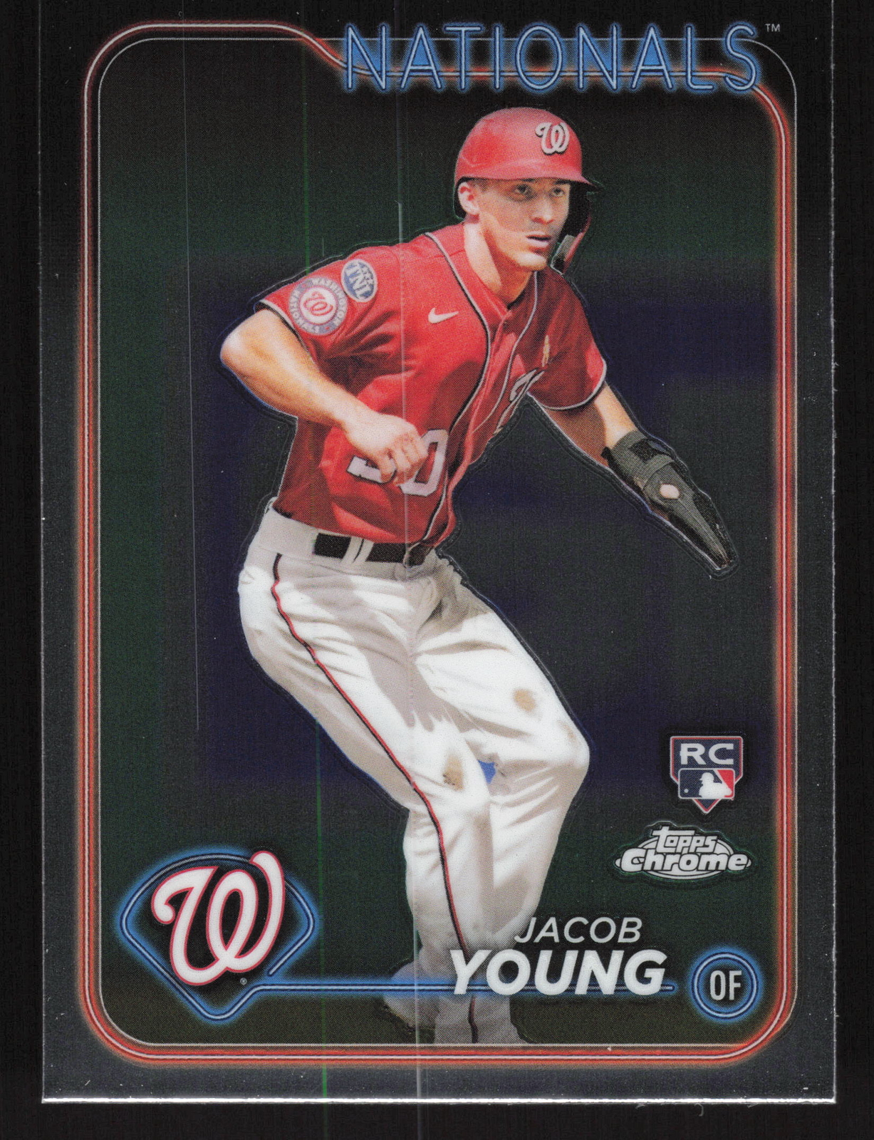 2024 Topps Chrome - #264 Jacob Young - Washington Nationals