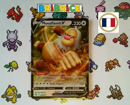 Carte pokemon Monaflèmit-V Slaking-V GO 58/78 FR