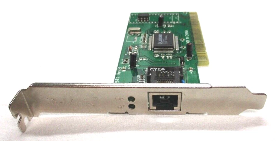 Scheda LAN, D-Link, DFE-528TX Rev. E1, 10/100Mbps PCI, originale! - Immagine 3 di 4