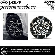Genuine OEM 19" NLine WHEEL ALUMINIUM 52910N9400 for Hyundai Tucson 2022-2025