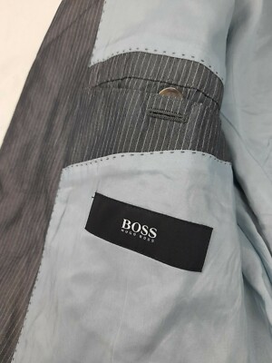 Giubbotto Hugo Boss Homme – Taille L (50), Gris, Coupe-vent, Occasion