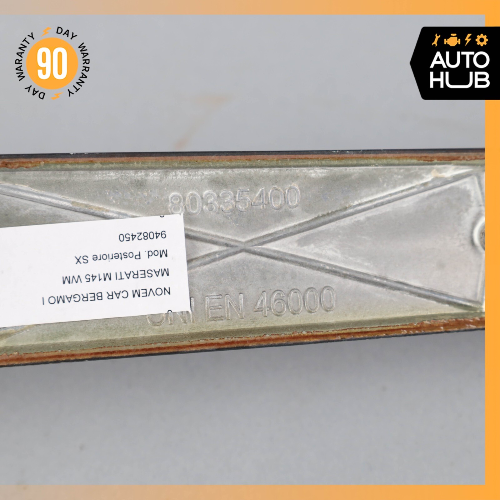 08-19 Maserati GranTurismo M145 Rear Left Driver Side Door Panel Trim Wood OEM