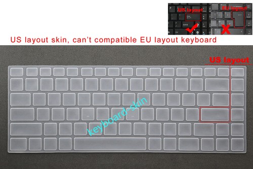 Keyboard Skin Cover for Asus U30 UL30 U31 U33 U35 U36 U40 U41 U43 U45 U46 U47 - Picture 1 of 7