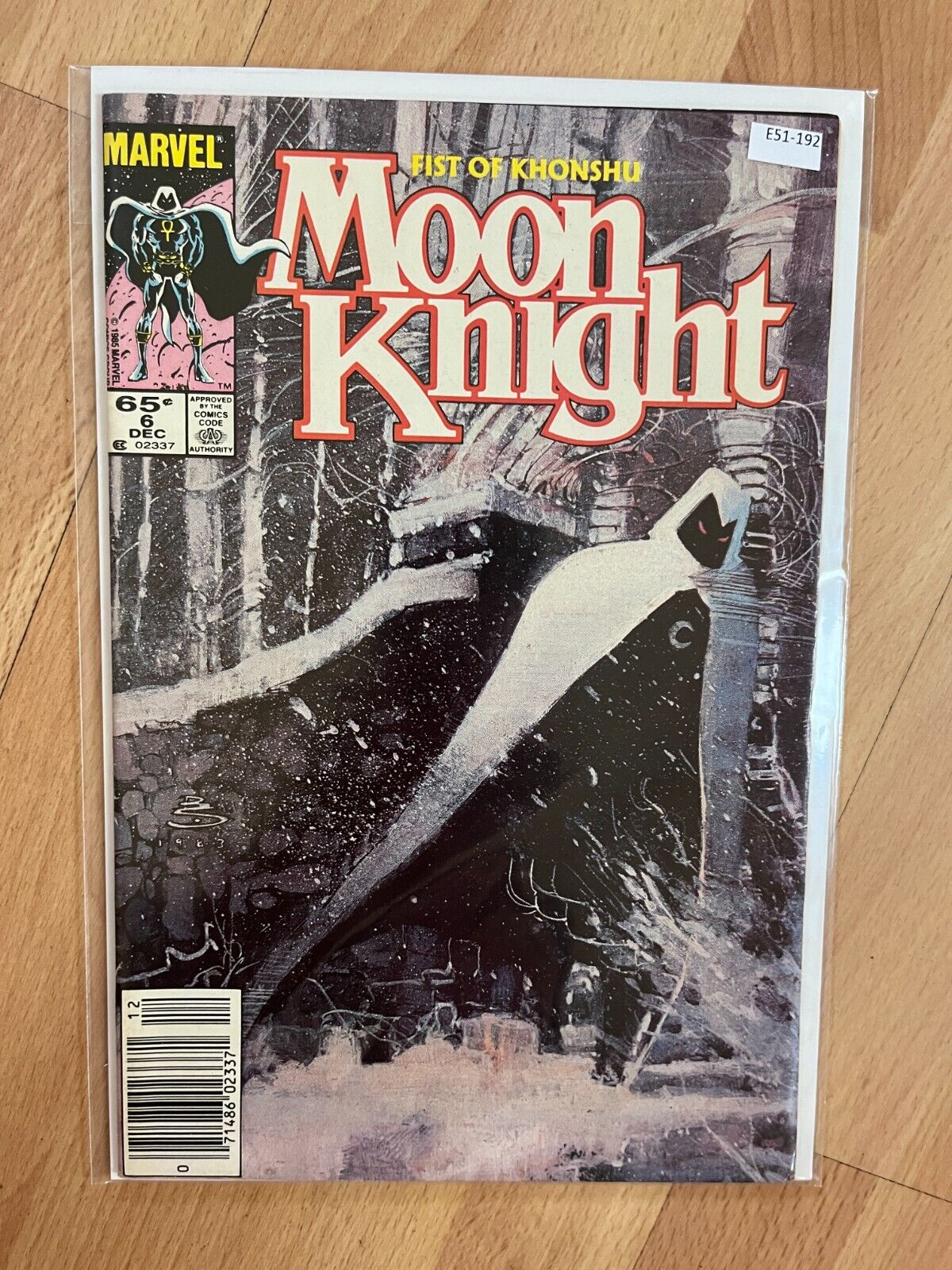 Moon Knight 6 Marvel Comics 6.0 Newsstand E51-192
