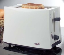 Tostapane Bifinett Bianco con ReggiPanini integrato e Vassoio Raccogli Briciole