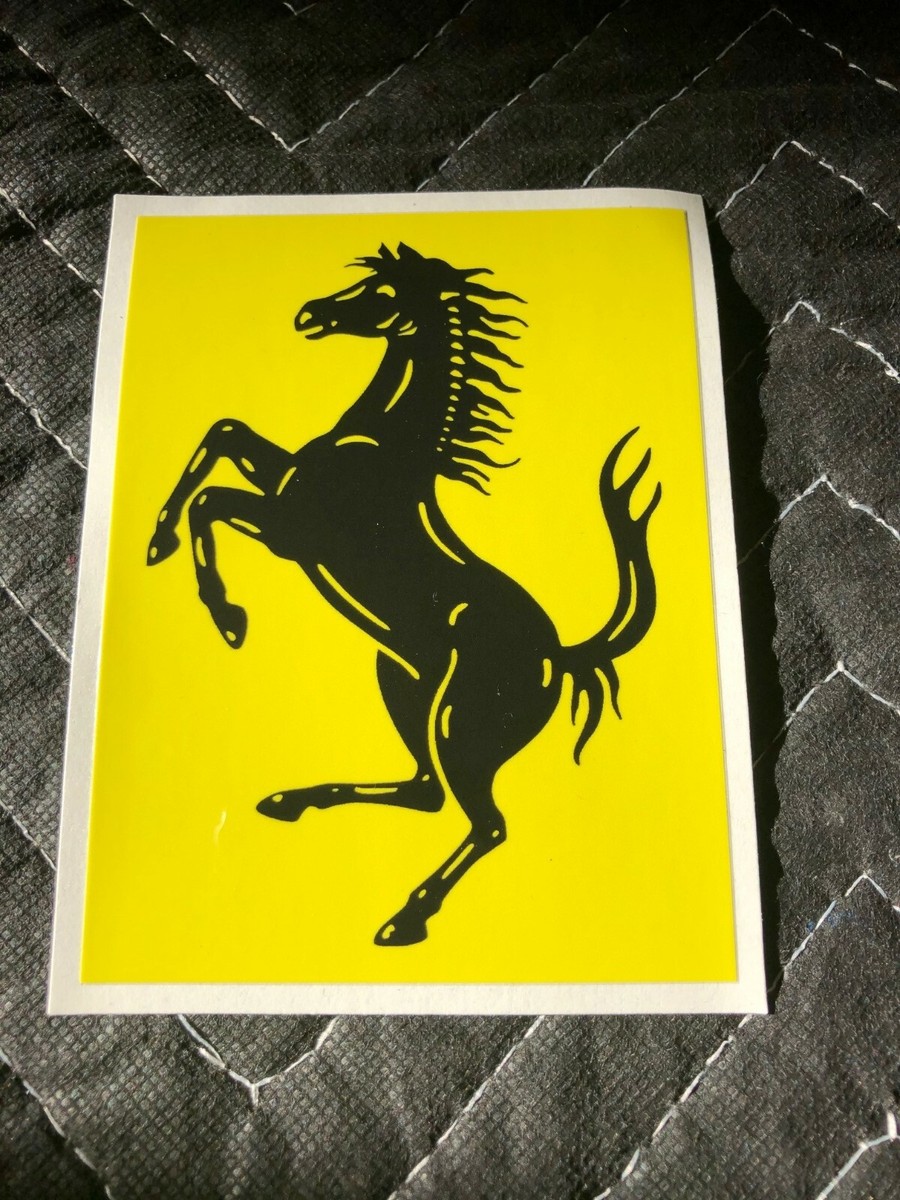 Ferrari Cavallino Prancing Horse, Vinyl Sticker Pair | eBay