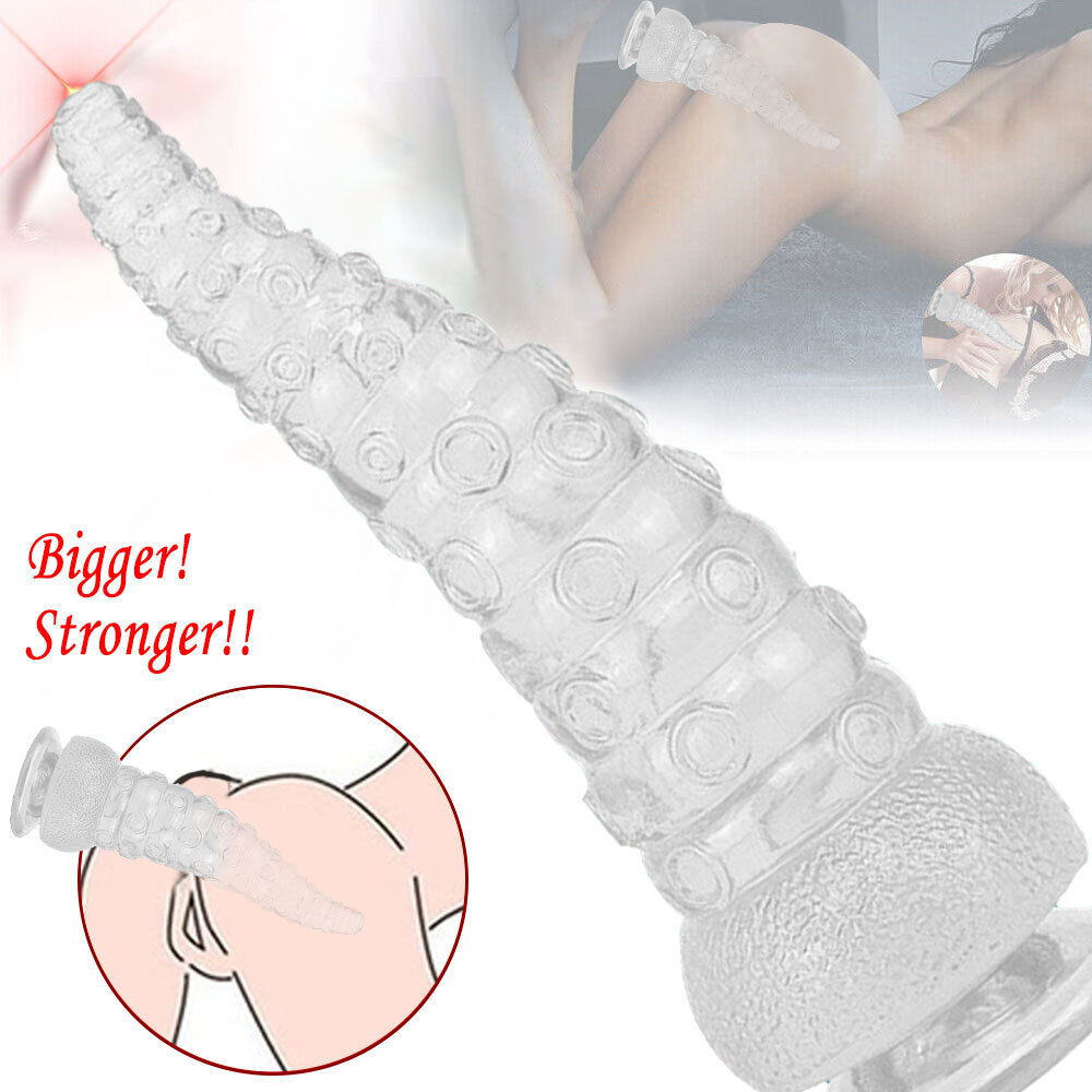 anal plug with suction cup Glass Butt Plug with Suction Cup - Bulbous Anal Plug €36 main image 1