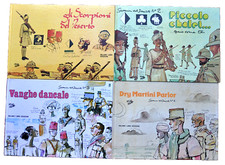 Hugo Pratt. Gli scorpioni del deserto 1/4. Milano Libri serie completa prima ed.