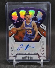 2019-20 Crown Royale Cameron Johnson RC Auto Purple /25 Color Match