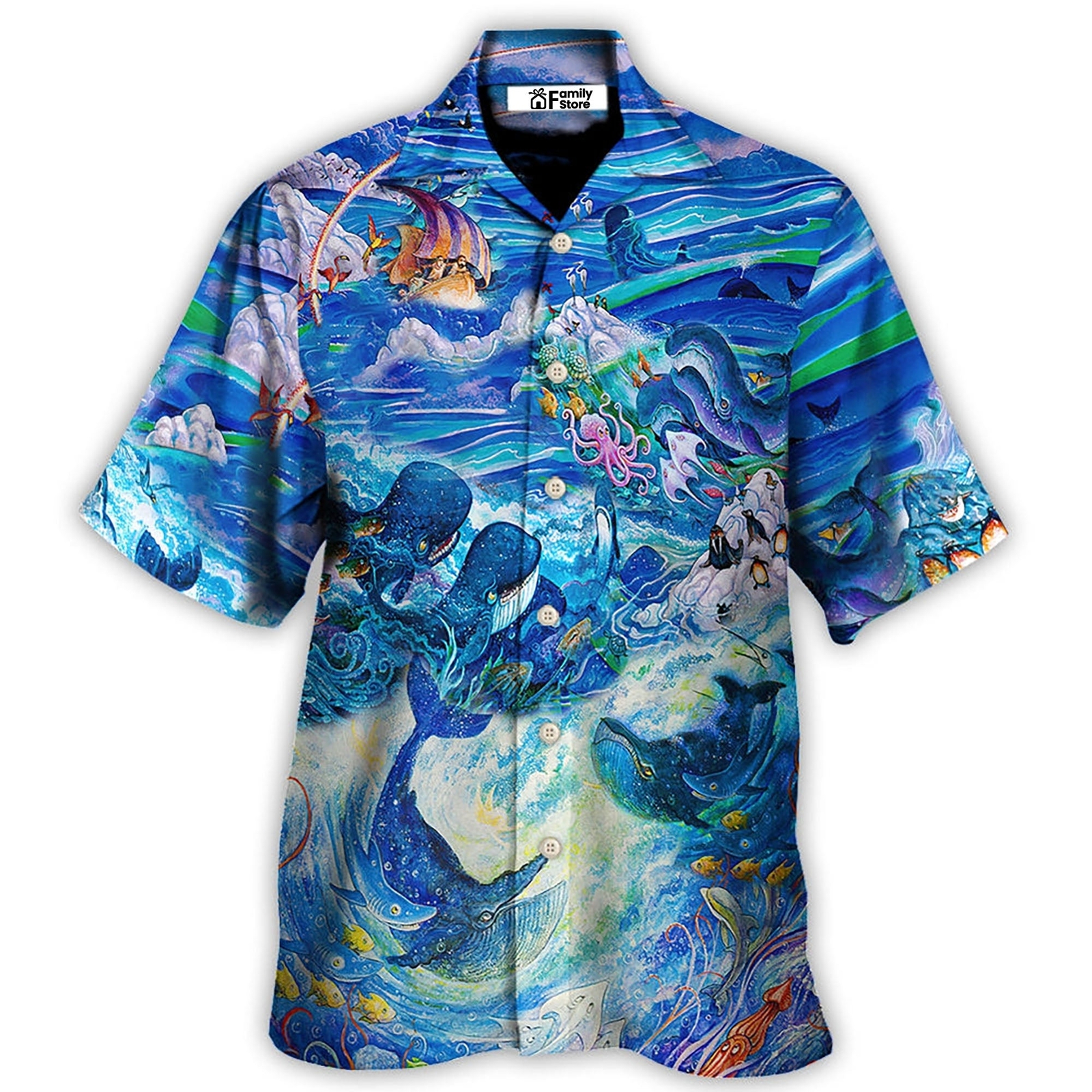 Shark Enjoy Amazing Adventure Hawaiian Shirt