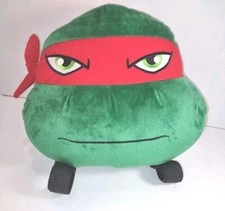 TMNT Ninja Turtles Raphael Plush Kids Backpack Travel Pillow New