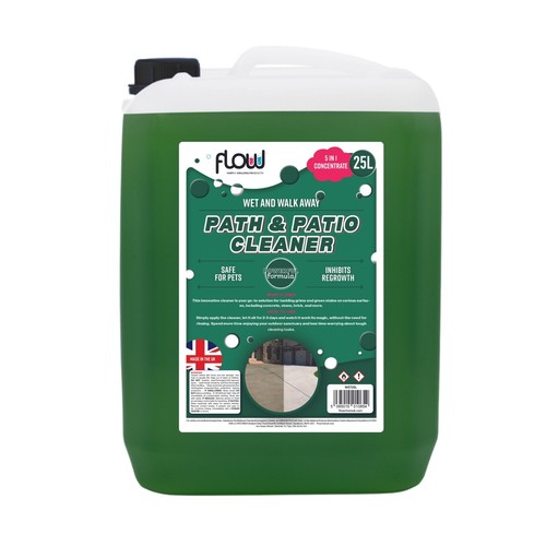 Path & Patio Cleaner Fluid Spray Wet And Walk Away Green Stain Remover
