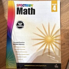 Spectrum Math Grade 4 Workbook PB Carson-Dell...