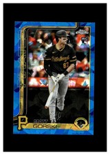 2025 Topps Chrome Update Sapphire #USC99 Matt Gorski RC Pittsburgh Pirates