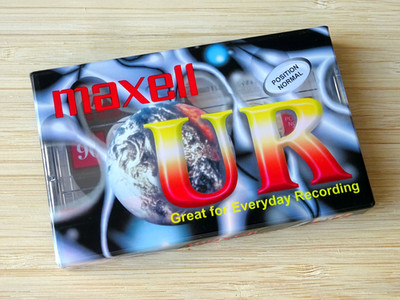 1 MC Kassette Maxell UR 90 / OVP / Typ I / NEU /