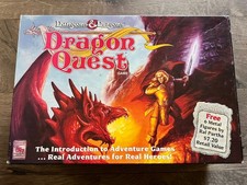 Vintage DRAGON QUEST Board Game Dungeons & Dragons 1992 