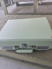 Crosley Cruiser CR8005D Mint Green Portable Record Player Pitch Control Speakers