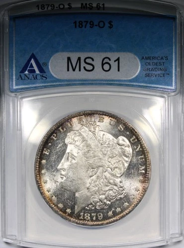 1879-O Morgan Dollar ANACS MS61 Uncirculated Better Date $1