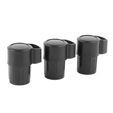 3PCS B Flat Alto Saxophone Plugs ABS Plastic Sax End Caps Bent Neck Key