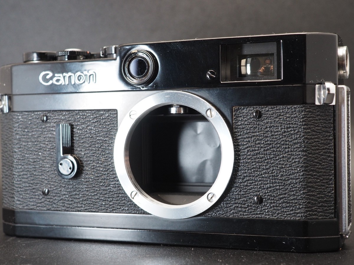 Canon P Black Repaint Rangefinder 35mm Film Camera L39 From JAPAN