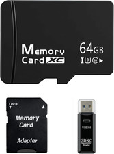64GB Micro SD Card for Dashcam  Security Camera U3 V30 A1  High Endurance Clas