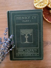 1917 Shakespeare Henry The IV Excellent Condition Antique Book