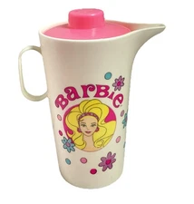 VTG Chilton Globe Barbie 80s Hippie Floral Play Teaset Pitcher &Lid ONLY USA 4”