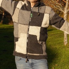 Schafwolljacke, gefüttert