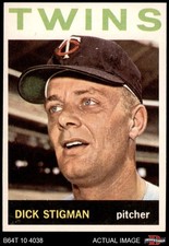 1964 Topps #245 Dick Stigman Twins 8 - NM/MT