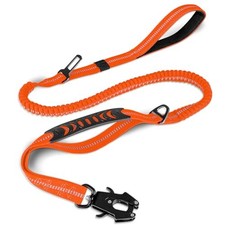 2 Pack Heavy Duty Dog Leash 4-6FT Shock Absorbing Bungee with Padded Handles