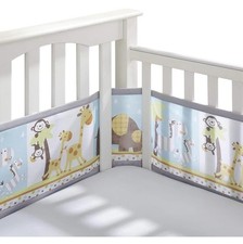 Breathable Baby Mesh Liner For Full Size Cribs, Best Friends, 3mm Liner