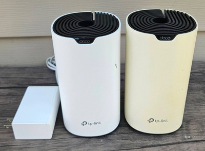 TP-Link Deco S4R TOWERS ( MISSING ONE POWER CORD) A5