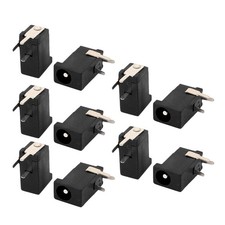 10Pack 3 Pin PCB Mount 3.5x1.1mm Female DC Power Jack Socket Connector DC-002