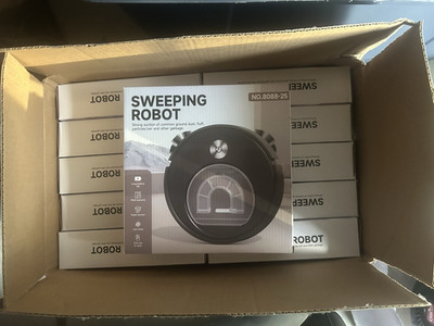 ROBOT 8088-25 Robotic Vacuum Cleaner Bagless Cordless Battery Operated Black