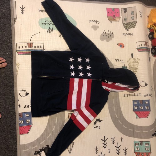 Vintage Tommy Hilfiger American Flag Hoodie