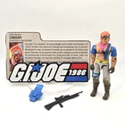 Gi Joe 1986 Zandar 100% Complete w/ File Card ARAH Dreadnok Vintage