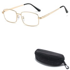 Fashion Reading Glasses Metal Full Frame Business Readers Anti Glare Eyeglasses