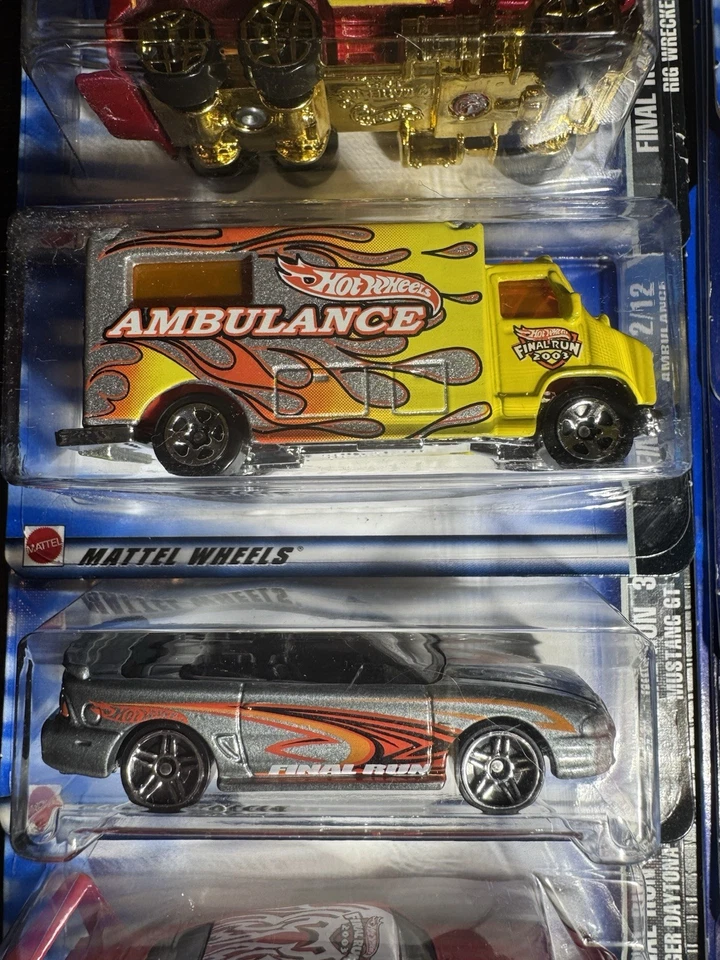 2003 Hot Wheels Final Run Series Complete Set 1-12 With 1 Variation 13 Cars - Image 3 of 4