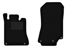 Fu&szlig;matten Automatten Velours Schwarz f&uuml;r Mercedes SL R129 1989-2001 2-tlg