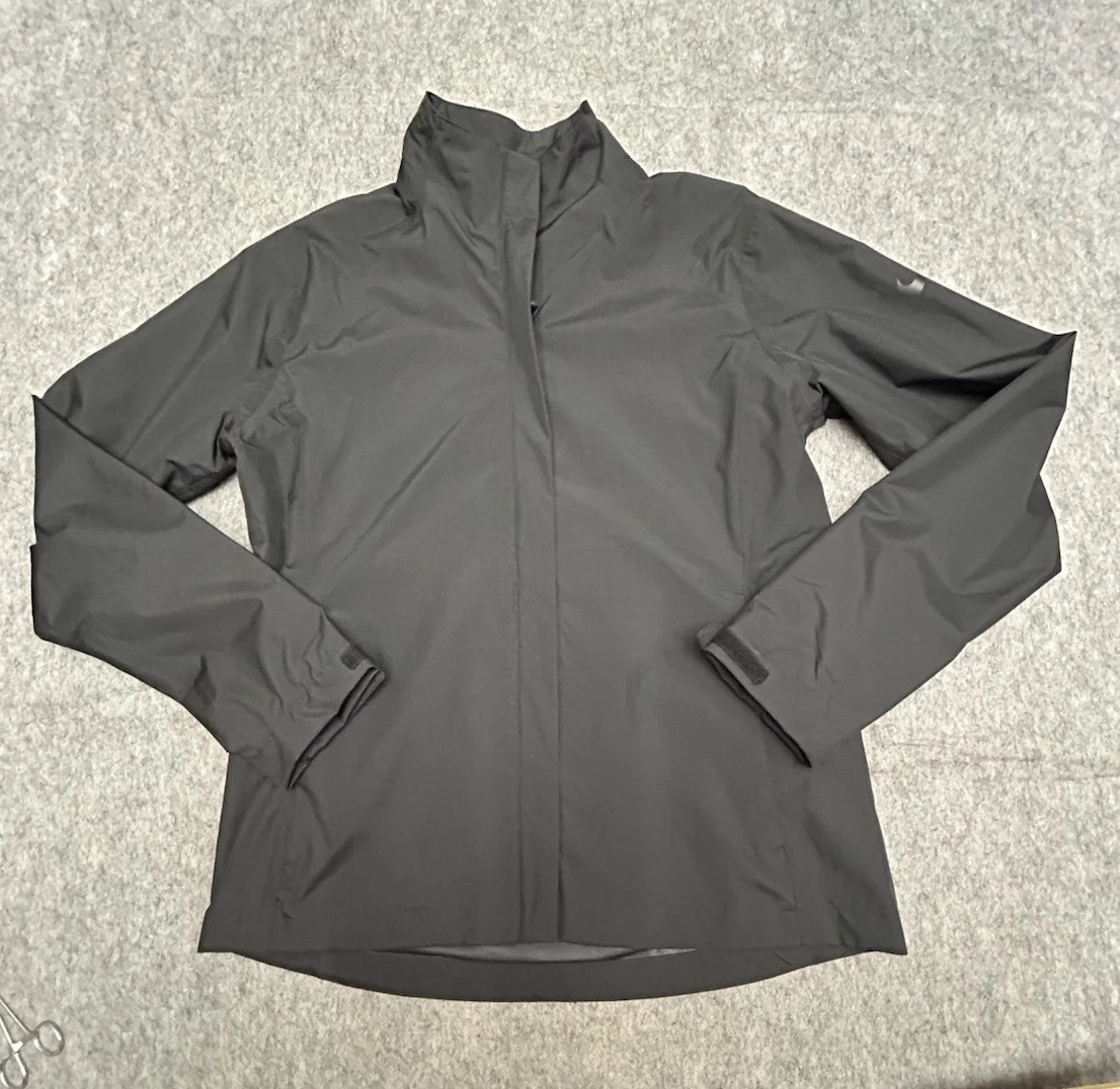 NWT Nike Golf Women’s Storm Fit Packable Jacket Black Medium Waterproof