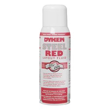 Dykem 80096 Layout Fluid, Red, 12 Oz. Net