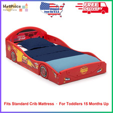 Delta Children Disney/Pixar Cars Lightning McQueen Plastic Toddler Bed For 15M