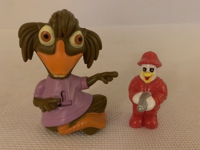 Chicken Little & Abby Mallard Duck Figuren x 2 MacDonald s 2003